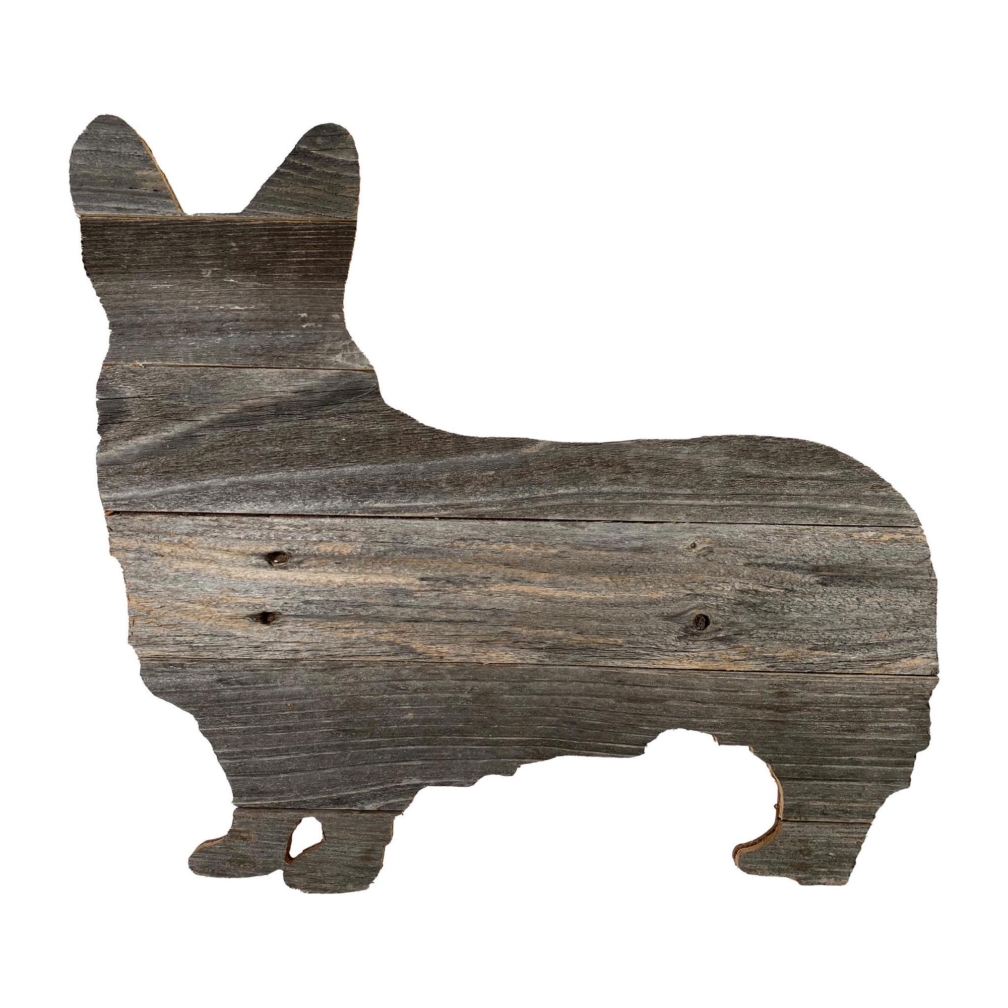 Rustic Farmhouse Welsh Cutout Reclaimed Wood Silhouette Jane